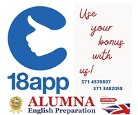 Let's use 18 APP at Alumna!